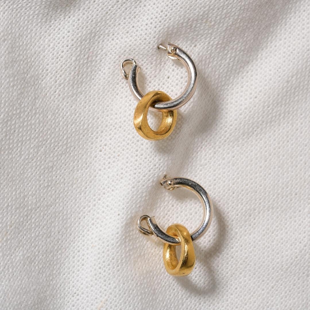 עגילי חישוק סיינה